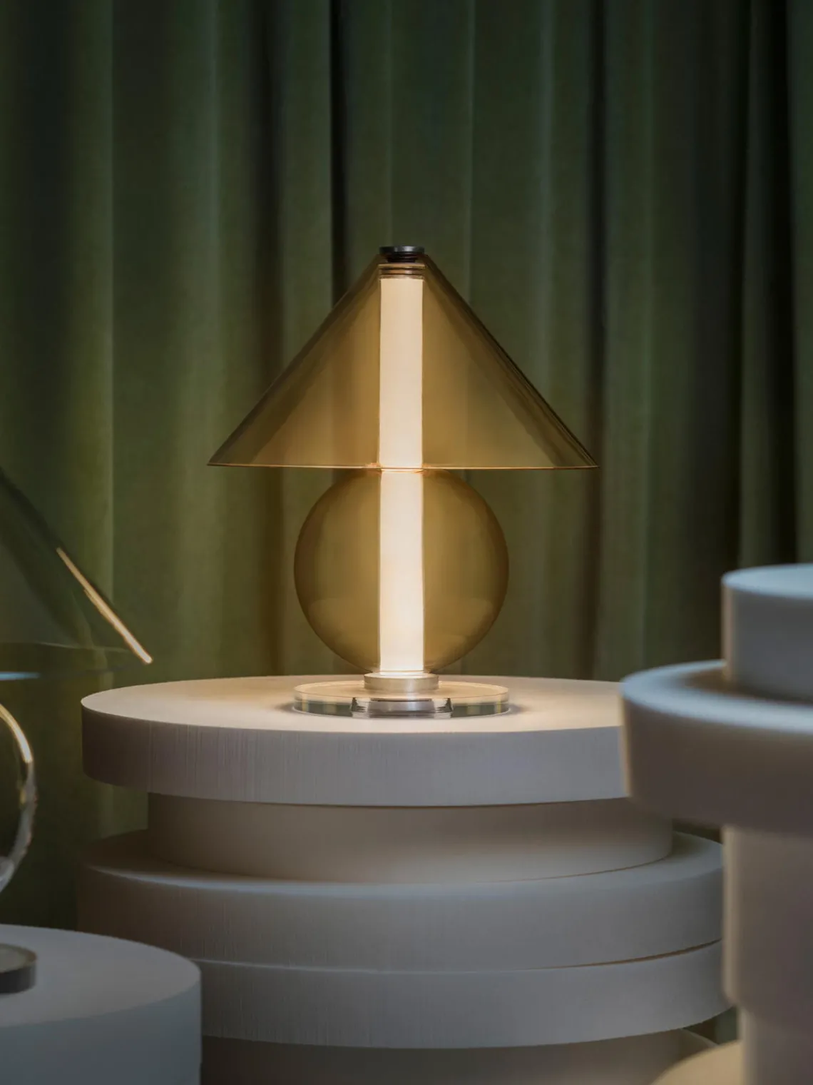 New Lámpara de mesa LED soplada regulable Fragile Lámparas De Mesa|Lámparas De Techo