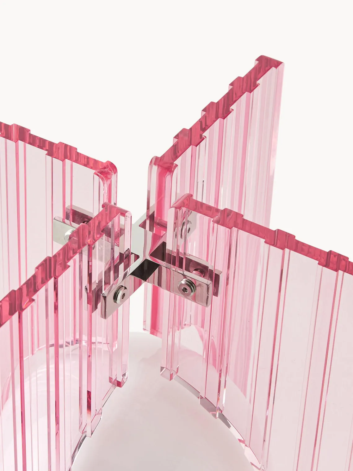 Lámparas De Mesa|Lámparas De Techo>Westwing Collection Lámpara de mesa Mills Rosa claro, plateado