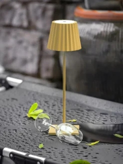 Lámparas De Mesa De Exterior|Lámparas De Mesa De Exterior>sompex Lámpara de mesa para exterior LED regulable Trellia, portátil Amarillo