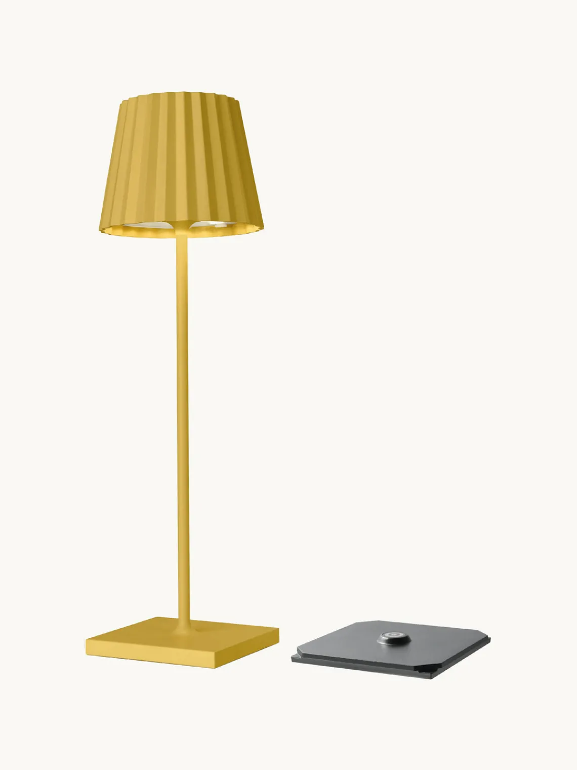 Lámparas De Mesa De Exterior|Lámparas De Mesa De Exterior>sompex Lámpara de mesa para exterior LED regulable Trellia, portátil Amarillo