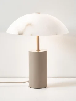 Lámpara de mesa pequeña de alabastro Essi Lámparas De Mesa|Lámparas De Techo