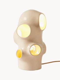 Lámparas De Mesa|Lámparas De Techo>POLSPOTTEN Lámpara de mesa pequeña artesanal Bull Beige claro