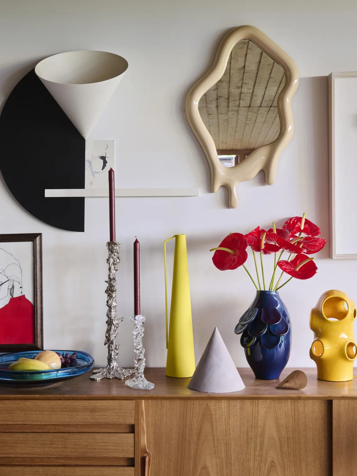 New Lámpara de mesa pequeña artesanal Bulle Lámparas De Mesa|Lámparas De Techo