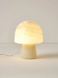 Best Lámpara de mesa pequeña con efecto mármol Talia Lámparas De Mesa|Lámparas De Techo