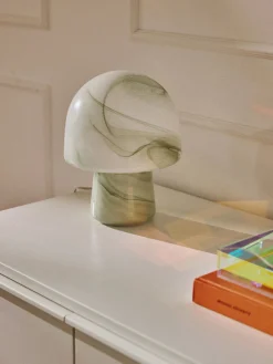 Best Lámpara de mesa pequeña con efecto mármol Talia Lámparas De Mesa|Lámparas De Techo