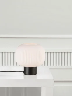 Lámparas De Mesa|Lámparas De Techo> Lámpara de mesa pequeña de vidrio opalino Charles