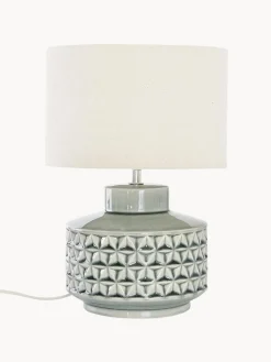 Clearance Lámpara de mesa pequeña de cerámica Monica Lámparas De Mesa|Lámparas De Techo