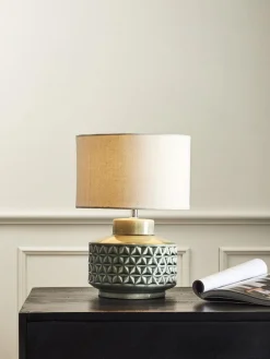 Clearance Lámpara de mesa pequeña de cerámica Monica Lámparas De Mesa|Lámparas De Techo