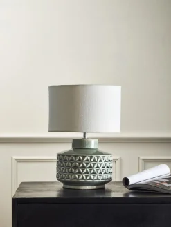 Clearance Lámpara de mesa pequeña de cerámica Monica Lámparas De Mesa|Lámparas De Techo