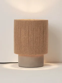 Outlet Lámpara de mesa pequeña de yute Galea Lámparas De Mesa|Lámparas De Techo
