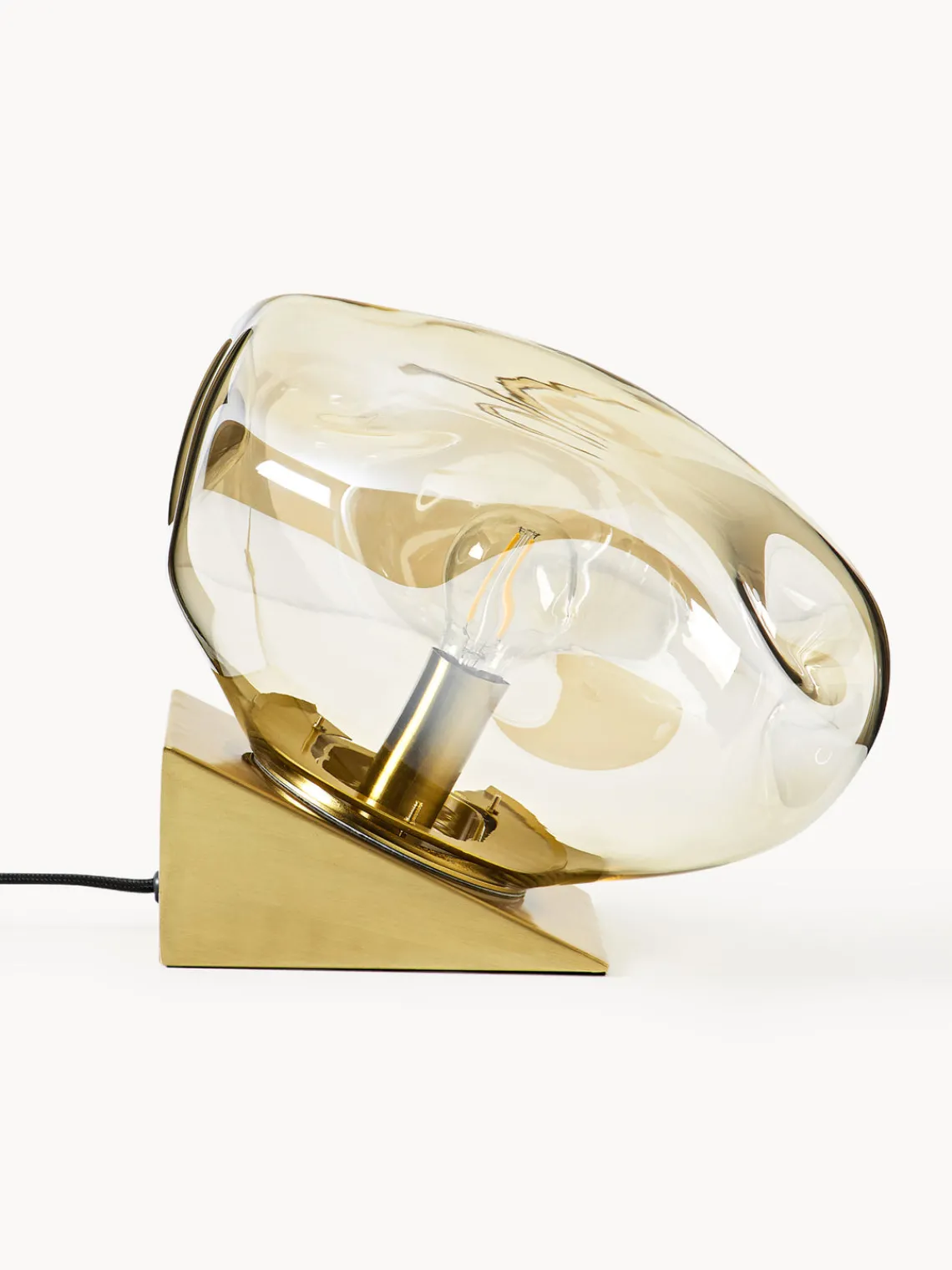 Hot Lámpara de mesa pequeña de vidrio Amora Lámparas De Mesa|Lámparas De Techo