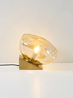 Hot Lámpara de mesa pequeña de vidrio Amora Lámparas De Mesa|Lámparas De Techo