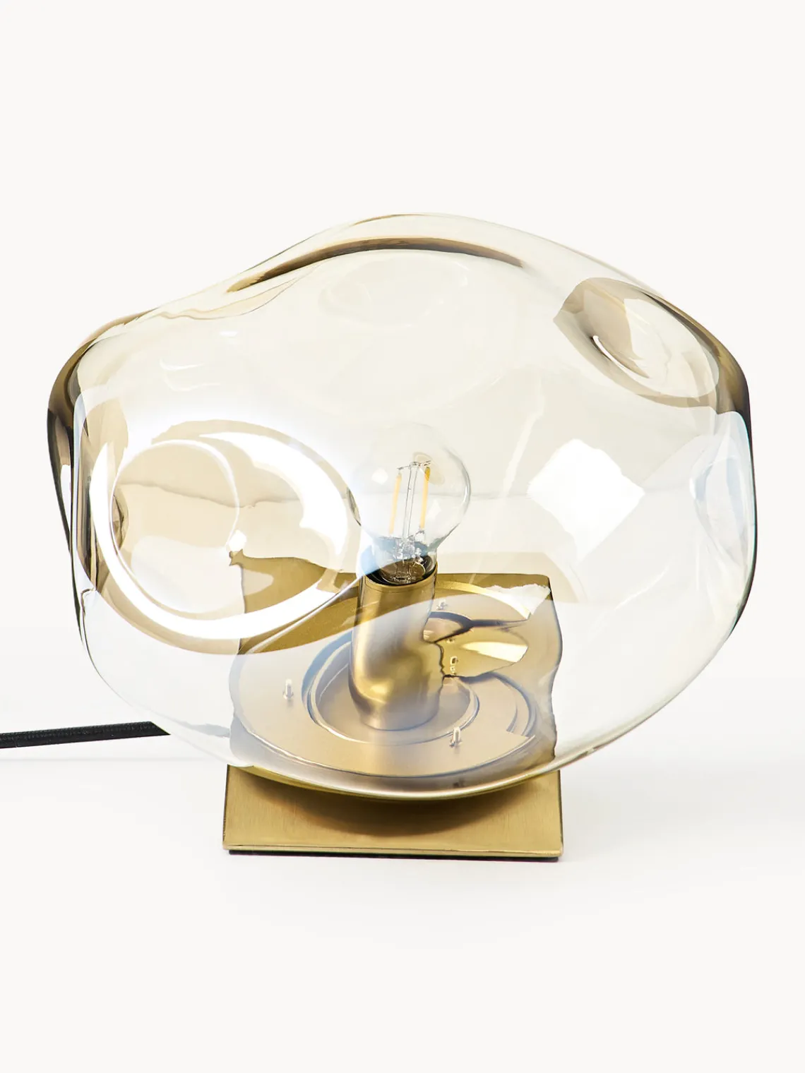 Hot Lámpara de mesa pequeña de vidrio Amora Lámparas De Mesa|Lámparas De Techo