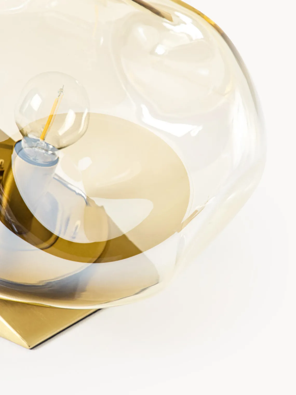 Hot Lámpara de mesa pequeña de vidrio Amora Lámparas De Mesa|Lámparas De Techo