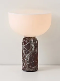 Lámpara de mesa pequeña de mármol Kizu, portátil Lámparas De Mesa|Lámparas De Techo