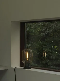 Lámparas De Mesa|Lámparas De Techo>Normann Copenhagen Lámpara de mesa pequeña de mármol Amp Dorado transparente, verde oscuro, negro