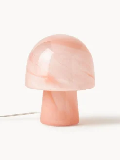 Clearance Lámpara de mesa pequeña efecto mármol Talia Lámparas De Mesa|Lámparas De Techo