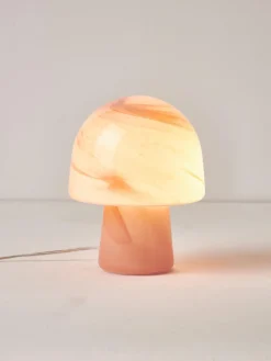 Clearance Lámpara de mesa pequeña efecto mármol Talia Lámparas De Mesa|Lámparas De Techo