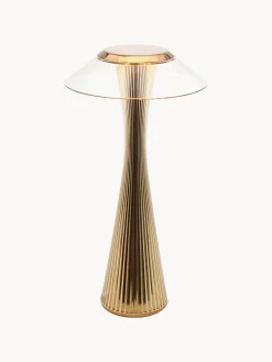 Lámparas De Mesa|Lámparas De Techo></noscript>Kartell Lámpara de mesa pequeña LED Space, portátil Dorado