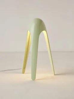 Lámparas De Mesa|Lámparas De Techo>Martinelli Luce Lámpara de mesa pequeña LED táctil Cyborg Verde claro