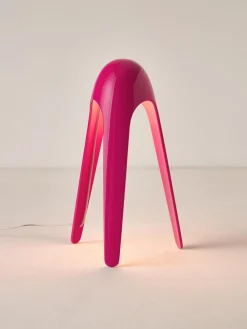 Lámparas De Mesa|Lámparas De Techo>Martinelli Luce Lámpara de mesa pequeña LED táctil Cyborg Rosa