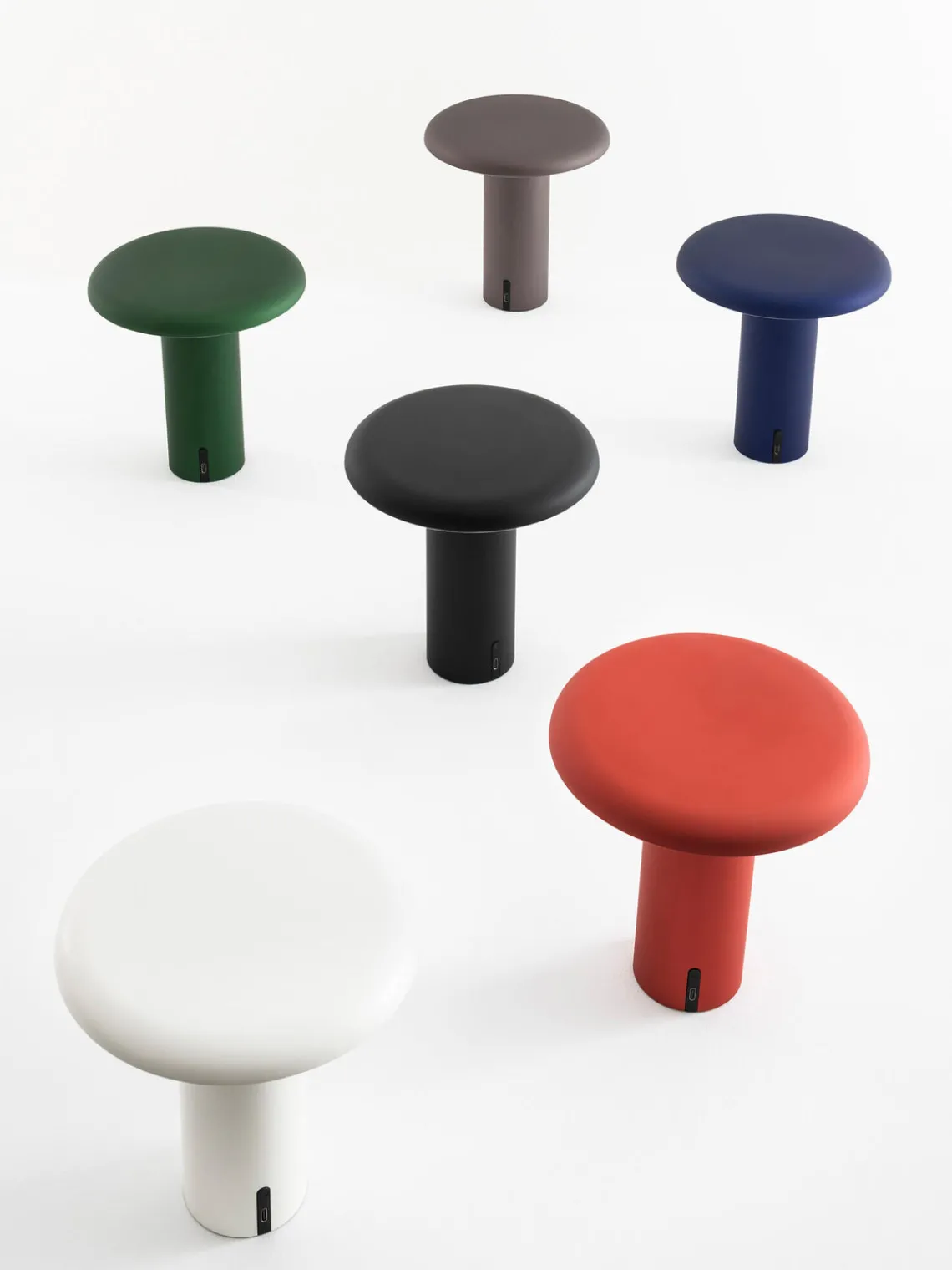 Lámparas De Mesa|Lámparas De Techo>Artemide Lámpara de mesa pequeña LED regulable Takku, portátil Taupe