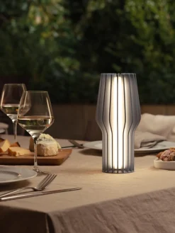 Lámparas De Mesa|Lámparas De Techo>Eva Solo Lámpara de mesa pequeña LED regulable Radiant, portátil Gris azulado