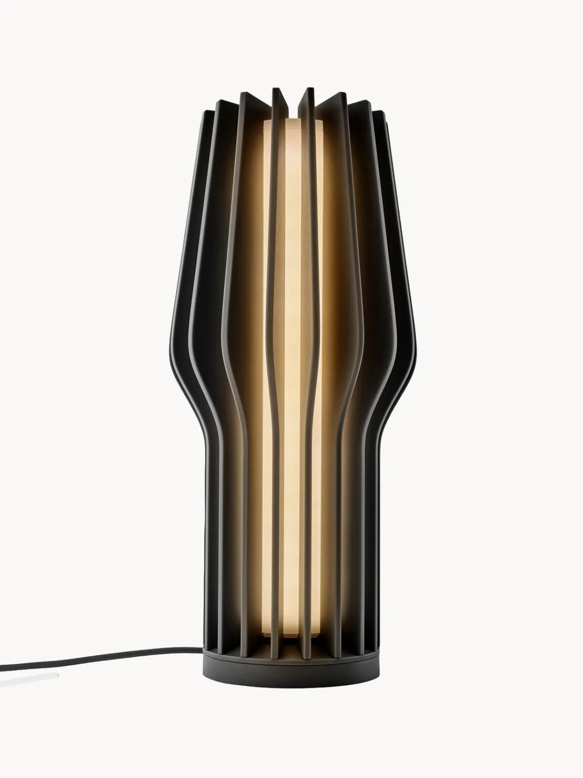 Lámparas De Mesa|Lámparas De Techo>Eva Solo Lámpara de mesa pequeña LED regulable Radiant, portátil Negro