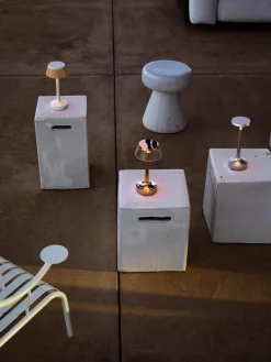 Lámparas De Mesa|Lámparas De Techo>Flos Lámpara de mesa pequeña LED regulable Bonjour, portátil Plateado