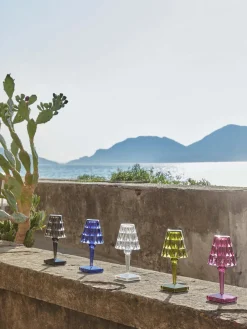 Discount Lámpara de mesa pequeña LED Battery, Al 26 cm Lámparas De Mesa De Exterior|Lámparas De Mesa De Exterior