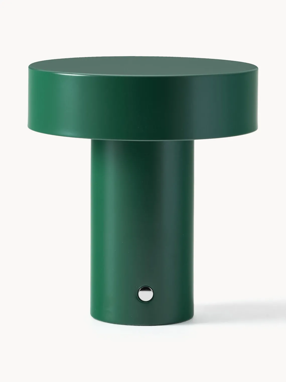 Lámparas De Mesa|Lámparas De Techo>Westwing Collection Lámpara de mesa pequeña LED regulable Kamal, pórtatil Verde oscuro