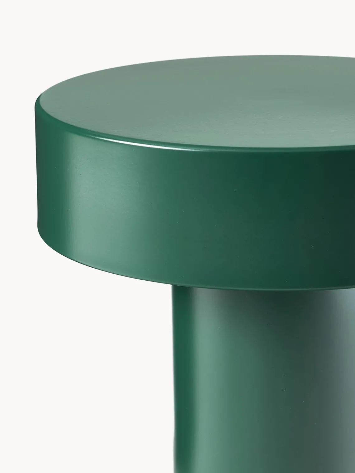 Lámparas De Mesa|Lámparas De Techo>Westwing Collection Lámpara de mesa pequeña LED regulable Kamal, pórtatil Verde oscuro