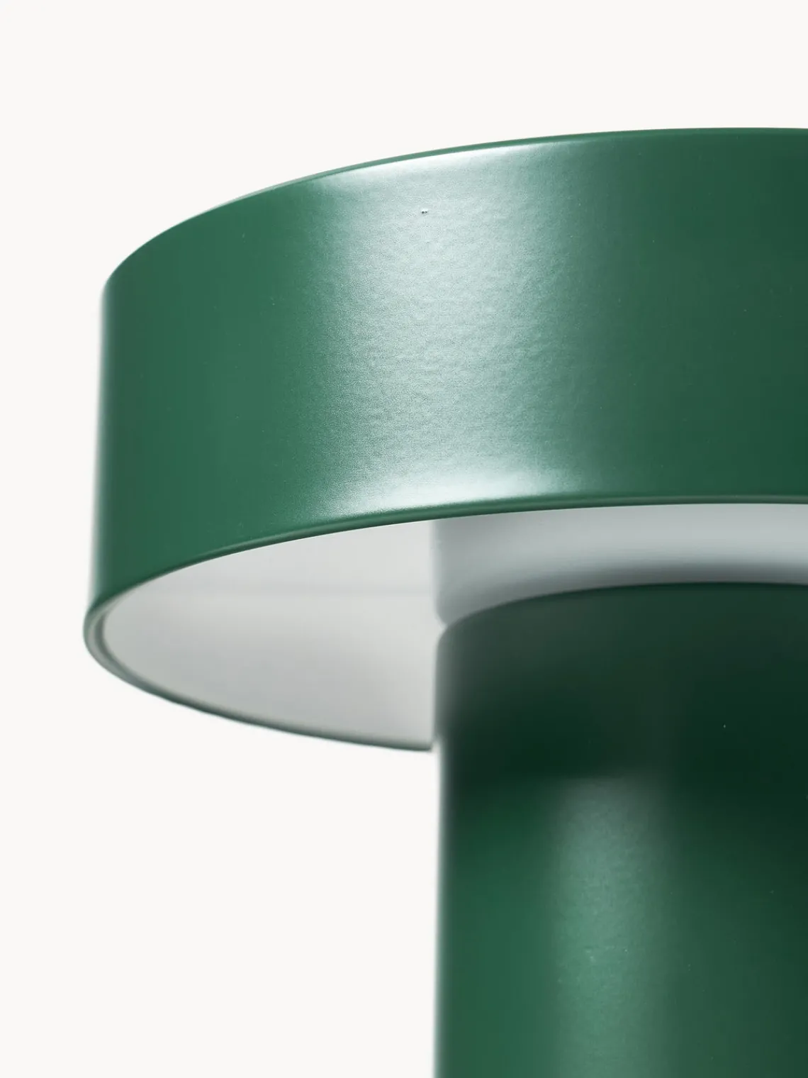 Lámparas De Mesa|Lámparas De Techo>Westwing Collection Lámpara de mesa pequeña LED regulable Kamal, pórtatil Verde oscuro