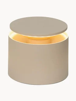 Lámparas De Mesa De Exterior|Lámparas De Techo>Zafferano Lámpara de mesa pequeña LED regulable Push-up Pro, portátil Beige mate