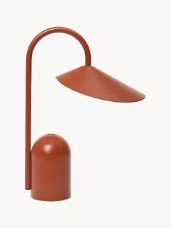 Lámparas De Mesa|Lámparas De Techo>Ferm Living Lámpara de mesa pequeña LED regulable Arum, portátil Terracota