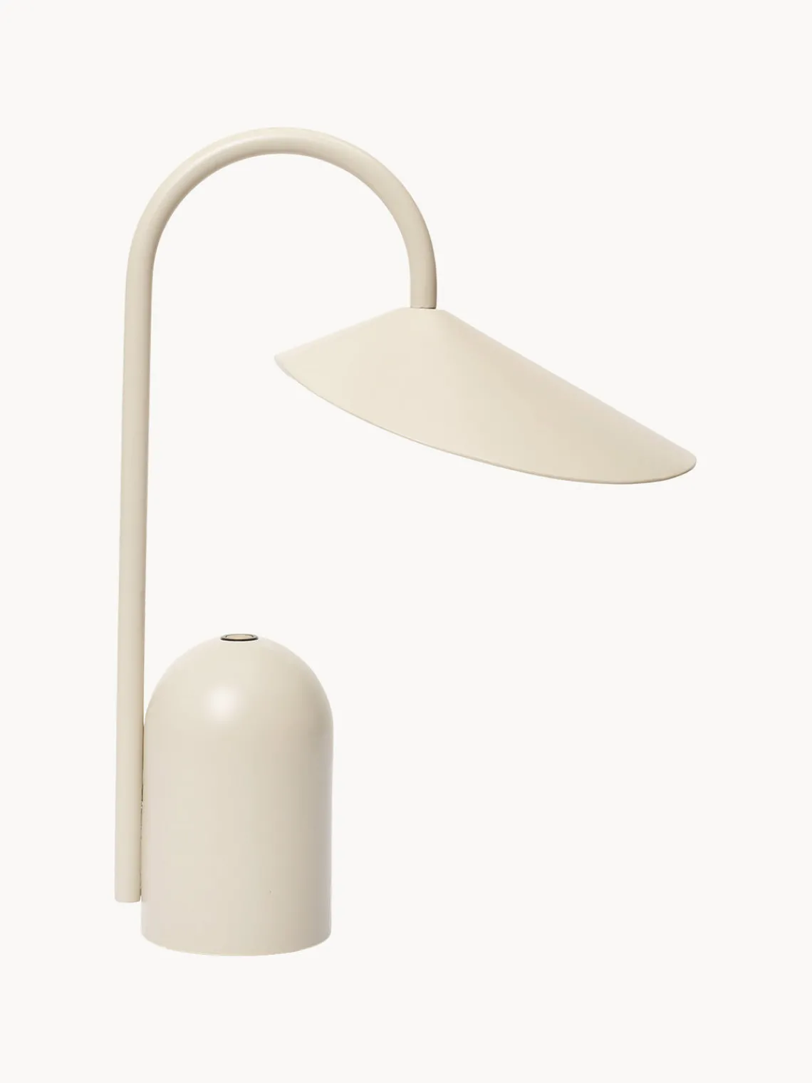 Lámparas De Mesa|Lámparas De Techo>Ferm Living Lámpara de mesa pequeña LED regulable Arum, portátil Blanco Off White