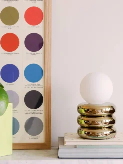 Lámparas De Mesa|Lámparas De Techo>Houseof Lámpara de mesa pequeña LED Tube, portátil y con conexión USB Dorado