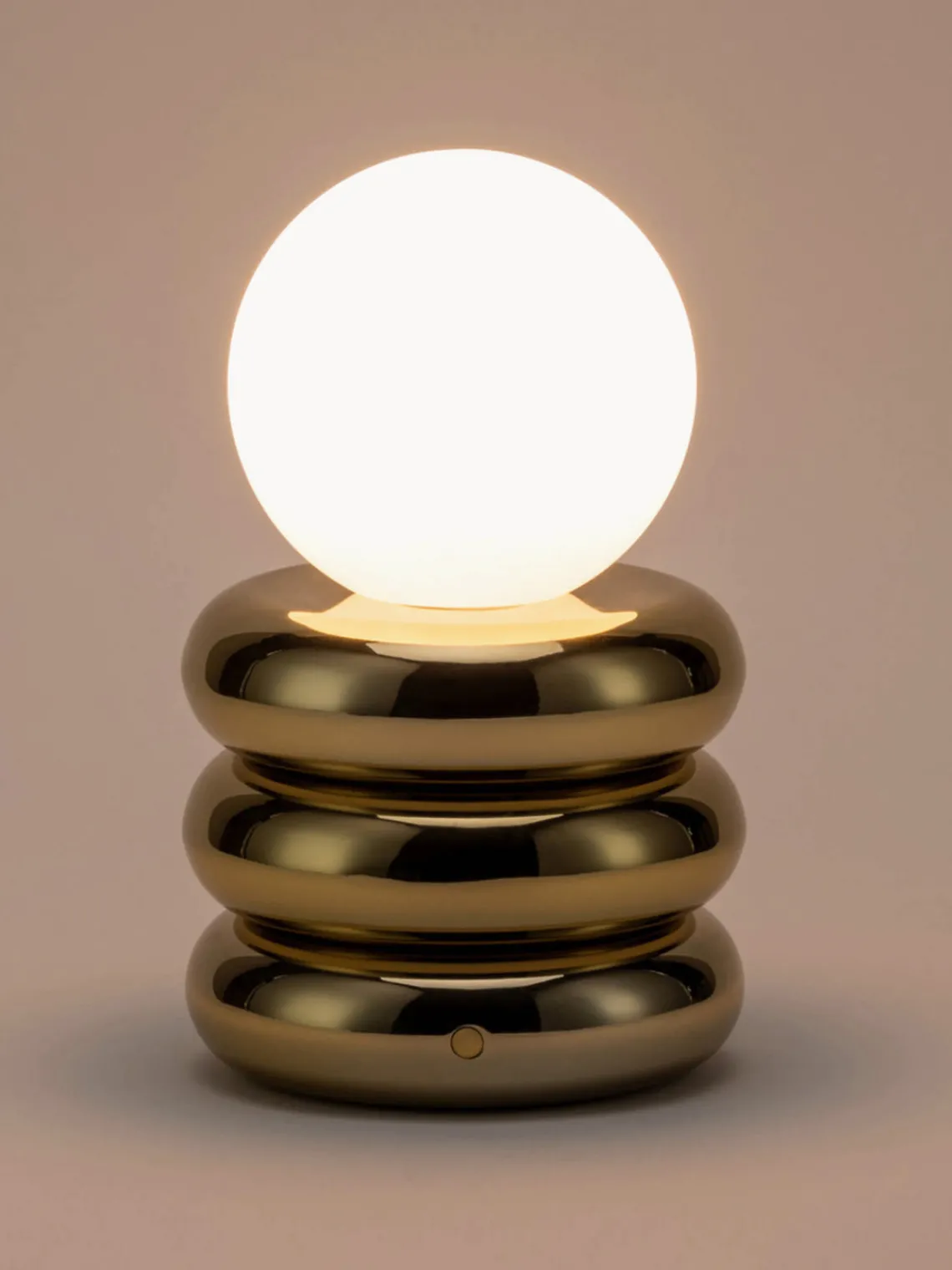 Lámparas De Mesa|Lámparas De Techo>Houseof Lámpara de mesa pequeña LED Tube, portátil y con conexión USB Dorado