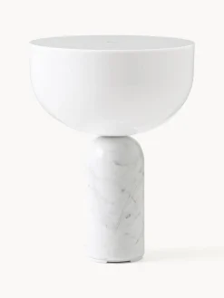 Lámparas De Mesa|Lámparas De Techo>New Works Lámpara de mesa pequeña móvil de mármol Kizu, regulable Blanco, mármol blanco