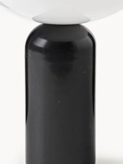 Lámparas De Mesa|Lámparas De Techo></noscript>New Works Lámpara de mesa pequeña móvil de mármol Kizu, regulable Blanco, mármol negro