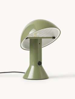 Lámparas De Mesa|Lámparas De Techo>Martinelli Luce Lámpara de mesa pequeña orientable Elmetto Verde oliva