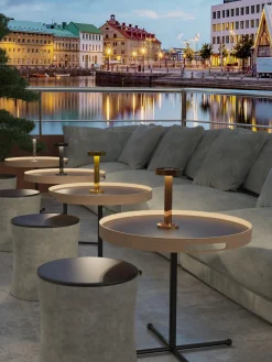 Discount Lámpara de mesa pequeña para exterior LED regulable B, portátil Lámparas De Mesa De Exterior|Lámparas De Mesa De Exterior