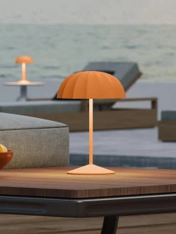 Best Lámpara de mesa pequeña para exterior LED regulable Ombrellino, portátil Lámparas De Mesa De Exterior|Lámparas De Mesa De Exterior