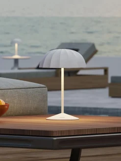 Best Lámpara de mesa pequeña para exterior LED regulable Ombrellino, portátil Lámparas De Mesa De Exterior|Lámparas De Mesa De Exterior