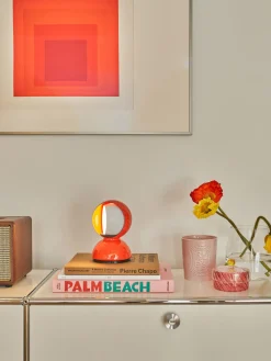 Lámparas De Mesa|Lámparas De Techo>Artemide Lámpara de mesa pequeña regulable Eclisse Naranja