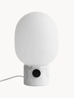 Lámparas De Mesa|Lámparas De Techo>Audo Copenhagen Lámpara de mesa pequeña regulable JWDA, 32 cm Blanco, mármol gris claro