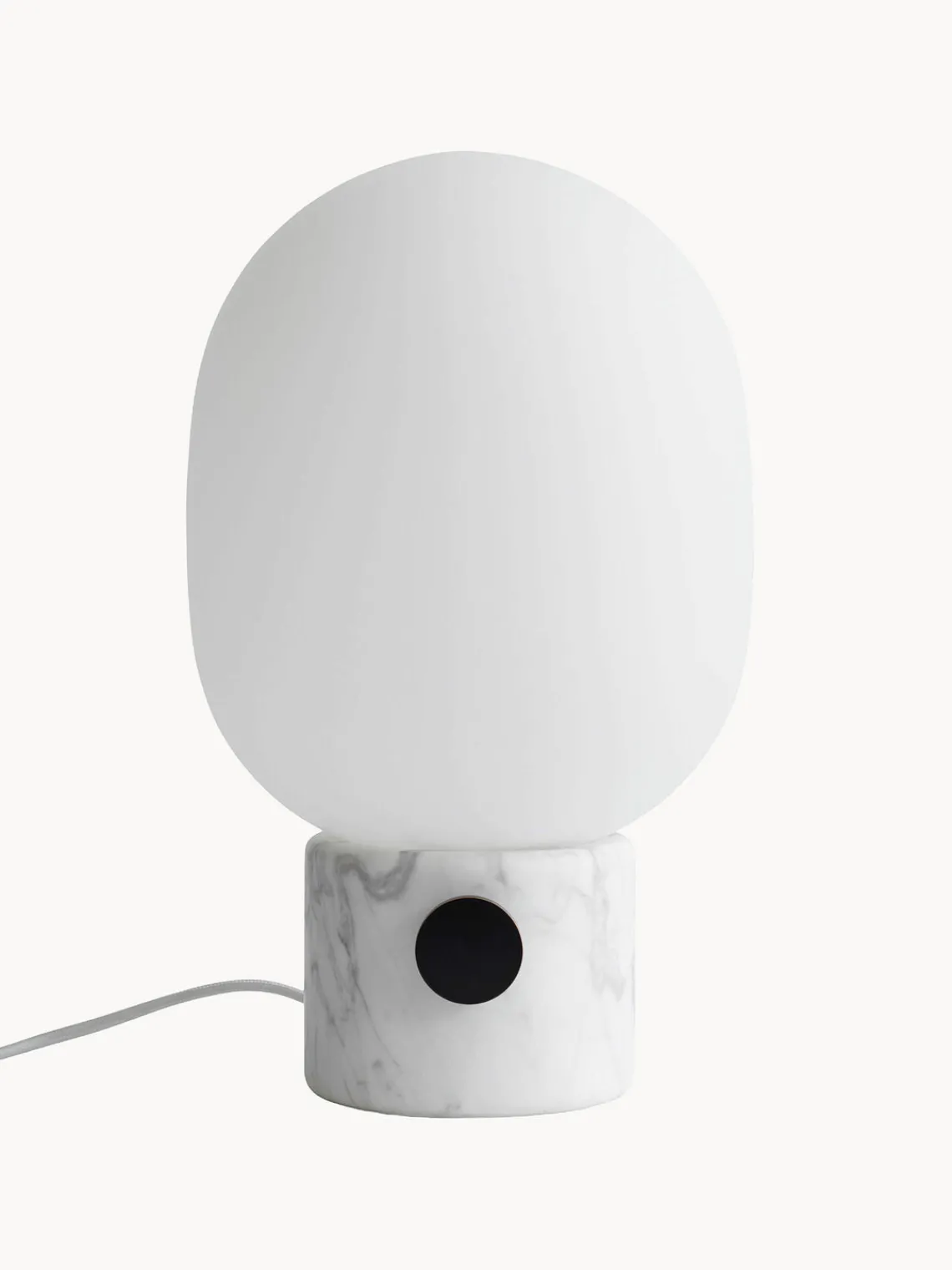 Lámparas De Mesa|Lámparas De Techo>Audo Copenhagen Lámpara de mesa pequeña regulable JWDA, 32 cm Blanco, mármol gris claro