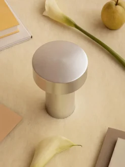 Outlet Lámpara de mesa pequeña regulable Columna, portátil Lámparas De Mesa De Exterior|Lámparas De Mesa