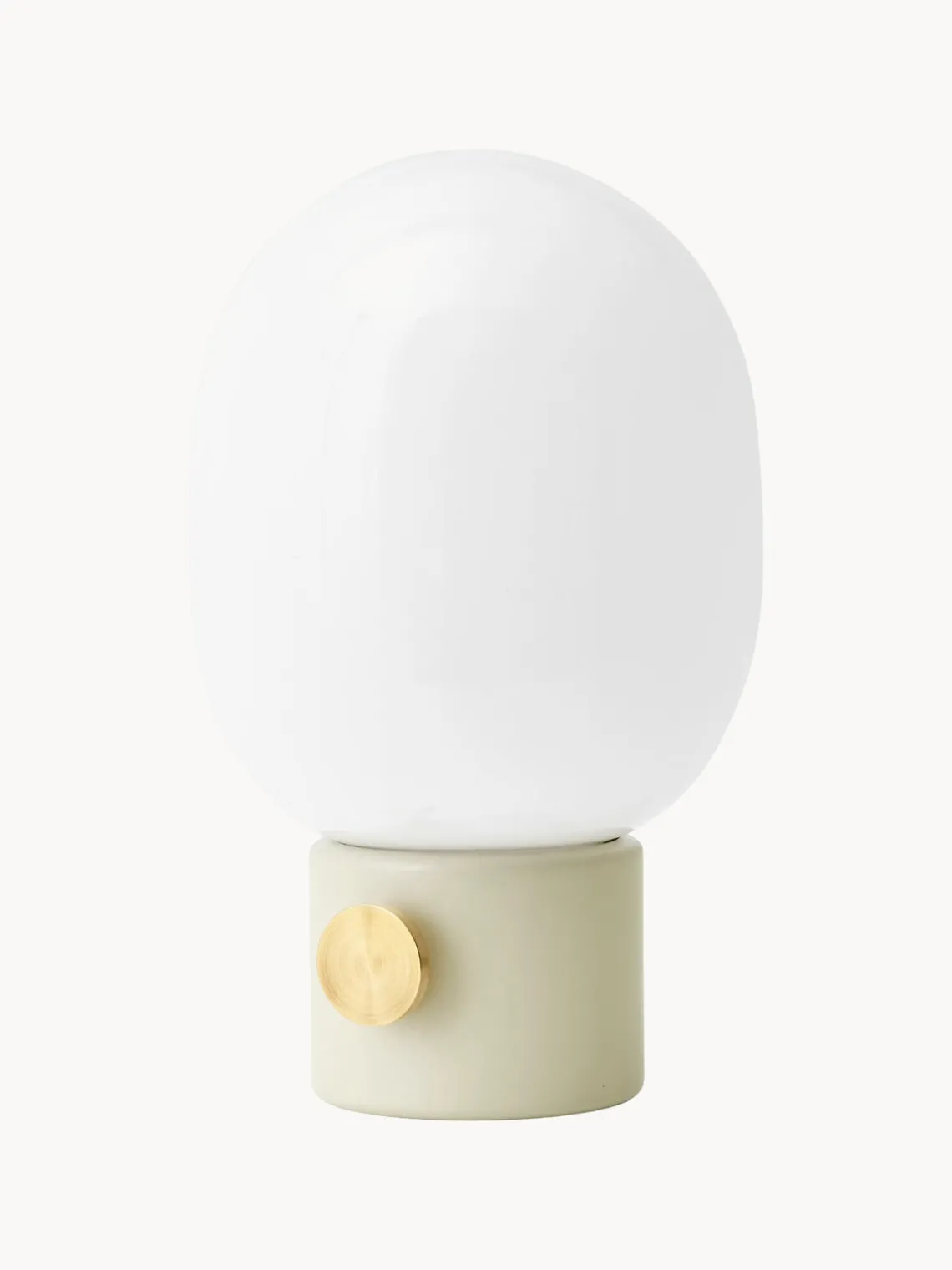 Lámparas De Mesa|Lámparas De Techo>Audo Copenhagen Lámpara de mesa pequeña regulable JWDA, 29 cm Blanco, beige claro, dorado