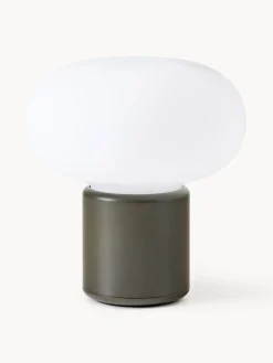 Lámparas De Mesa|Lámparas De Techo>New Works Lámpara de mesa pequeña regulable Karl-Johan, portátil Blanco, verde oliva